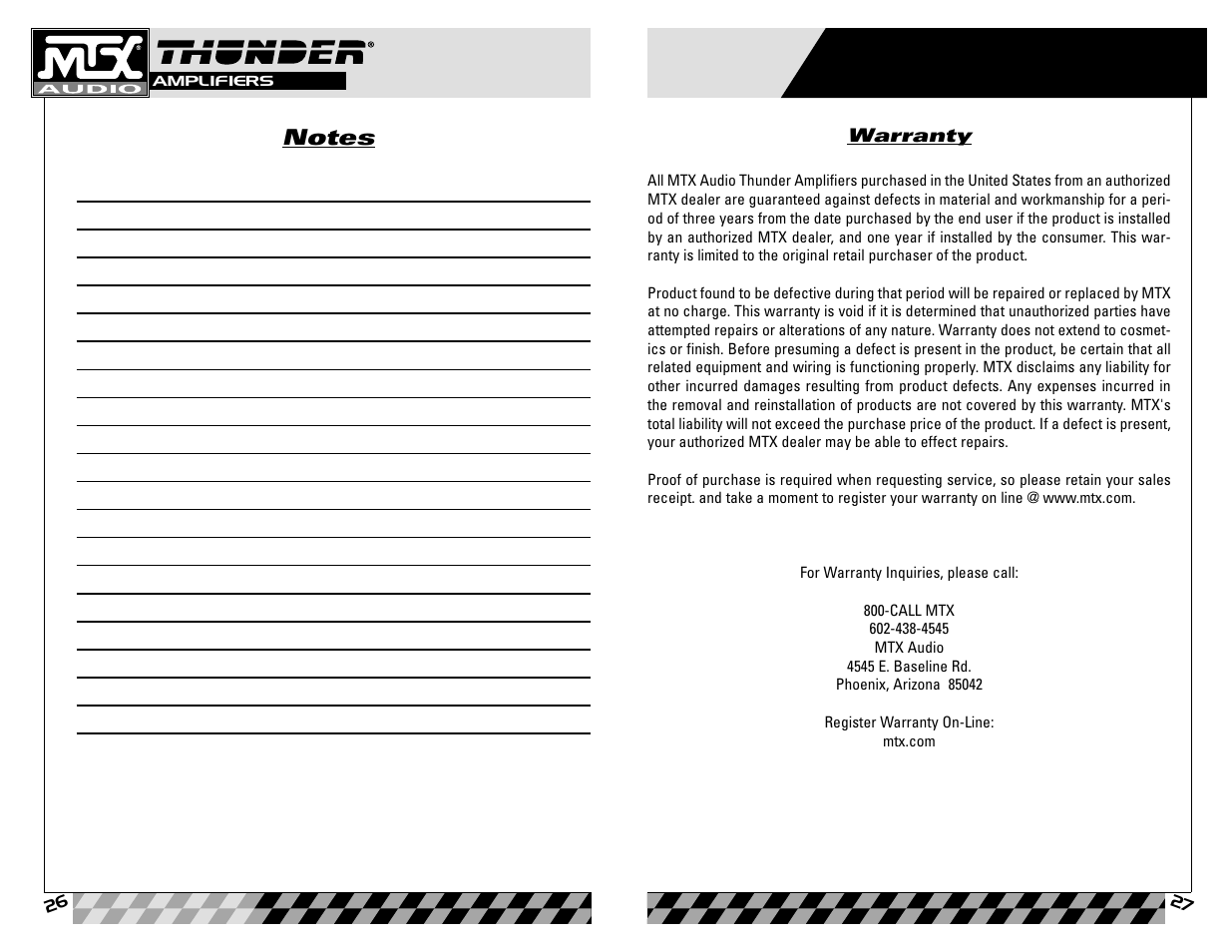 MTX Audio 4405 User Manual | Page 14 / 15