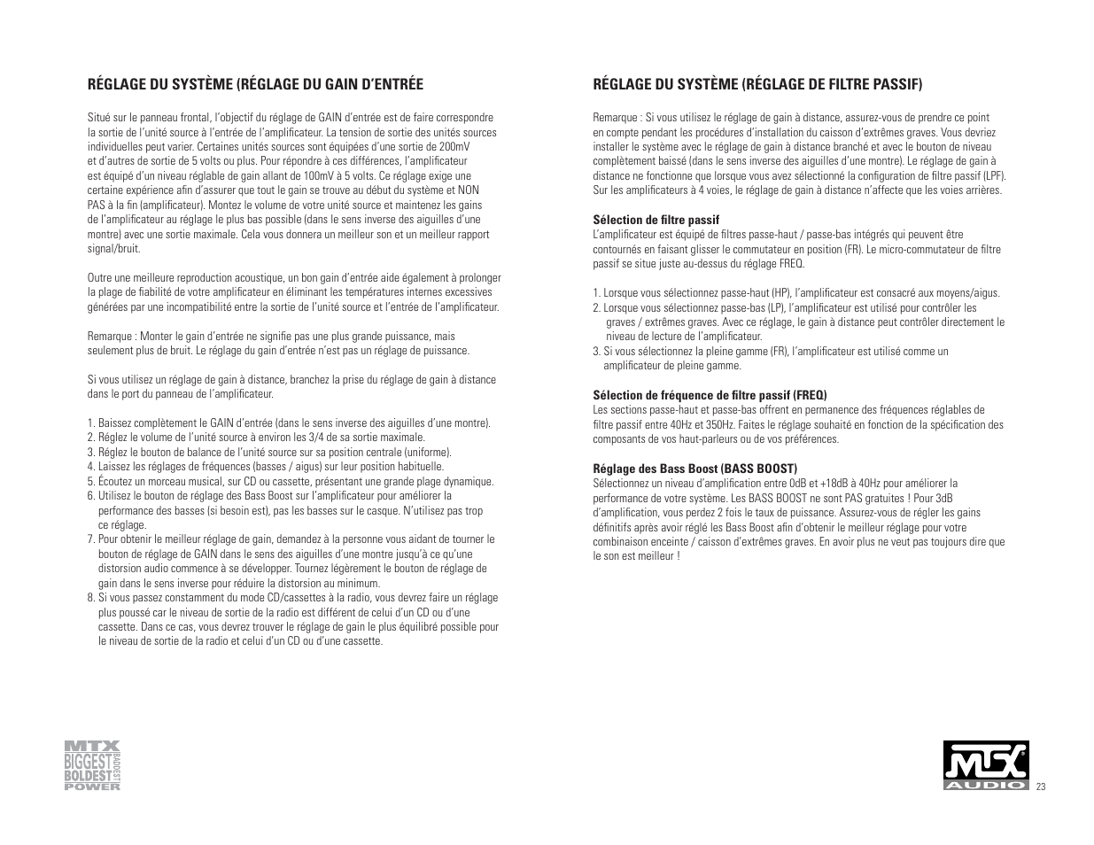 MTX Audio Thunder User Manual | Page 12 / 17