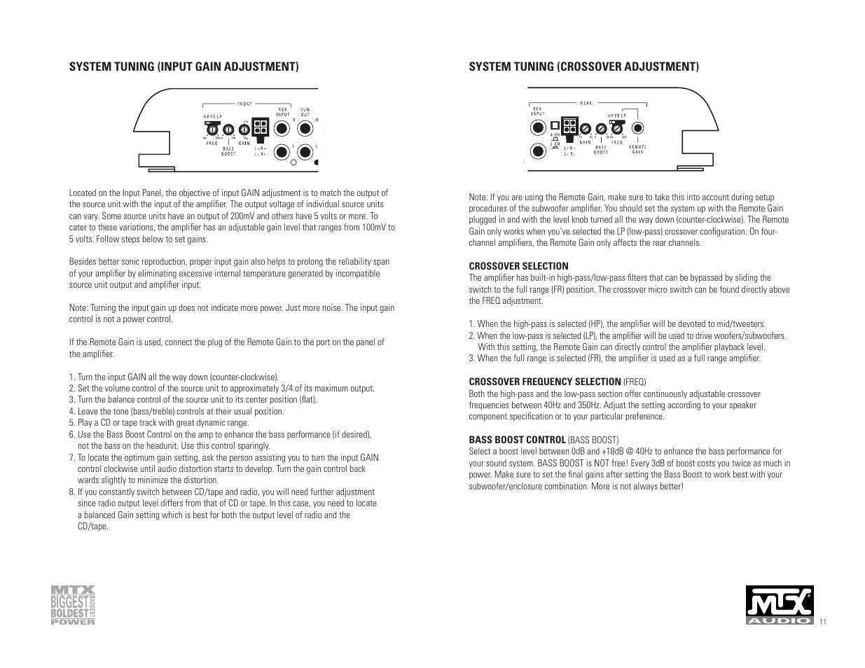 MTX Audio Thunder User Manual | Page 6 / 17