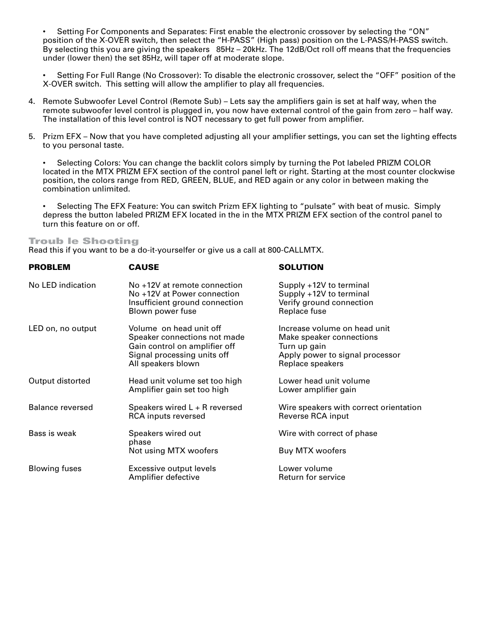 MTX Audio TA3404 User Manual | Page 5 / 5