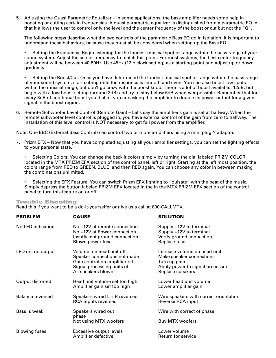 MTX Audio TA5601 User Manual | Page 5 / 5