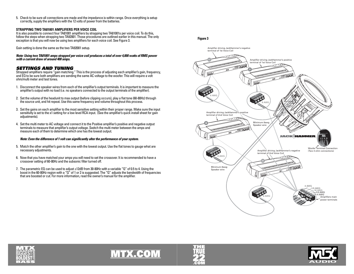 Ca p+ +b at t re m -gnd c ap | MTX Audio JackHammer User Manual | Page 6 / 9