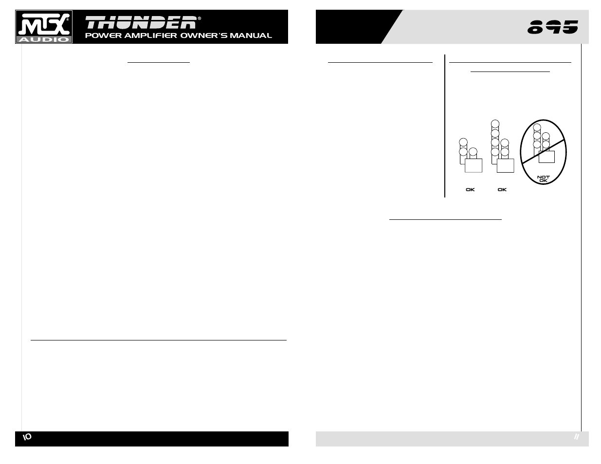 Installation, Guide de dépannage | MTX Audio THUNDER895 User Manual | Page 6 / 15