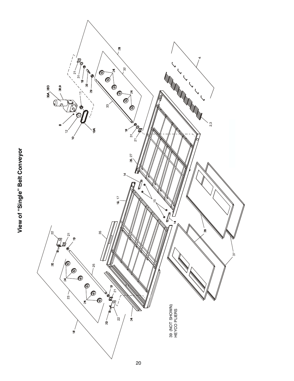 View of “single” belt conveyor | Middleby Cooking Systems Group Gas Fired PS540G User Manual | Page 20 / 40