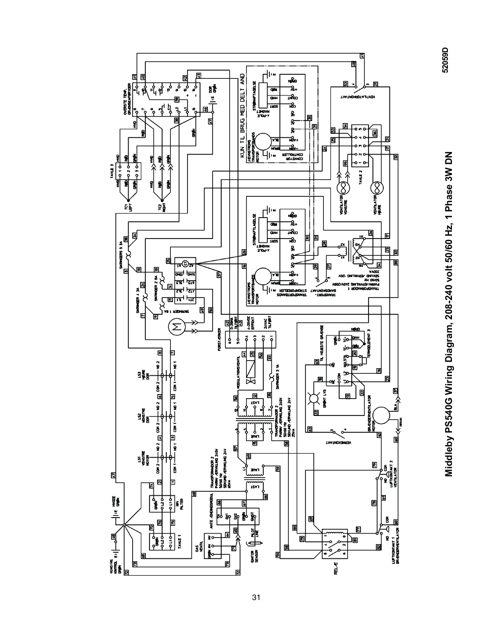 Middleby Cooking Systems Group Gas Fired PS540G User Manual | Page 31 / 40