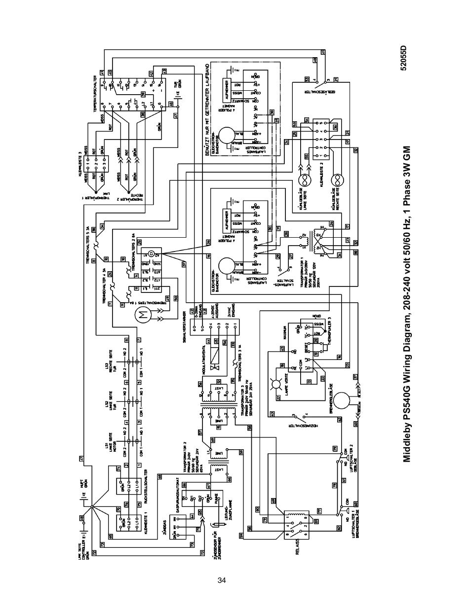 Middleby Cooking Systems Group Gas Fired PS540G User Manual | Page 34 / 40
