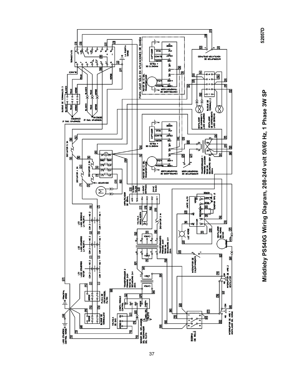 Middleby Cooking Systems Group Gas Fired PS540G User Manual | Page 37 / 40