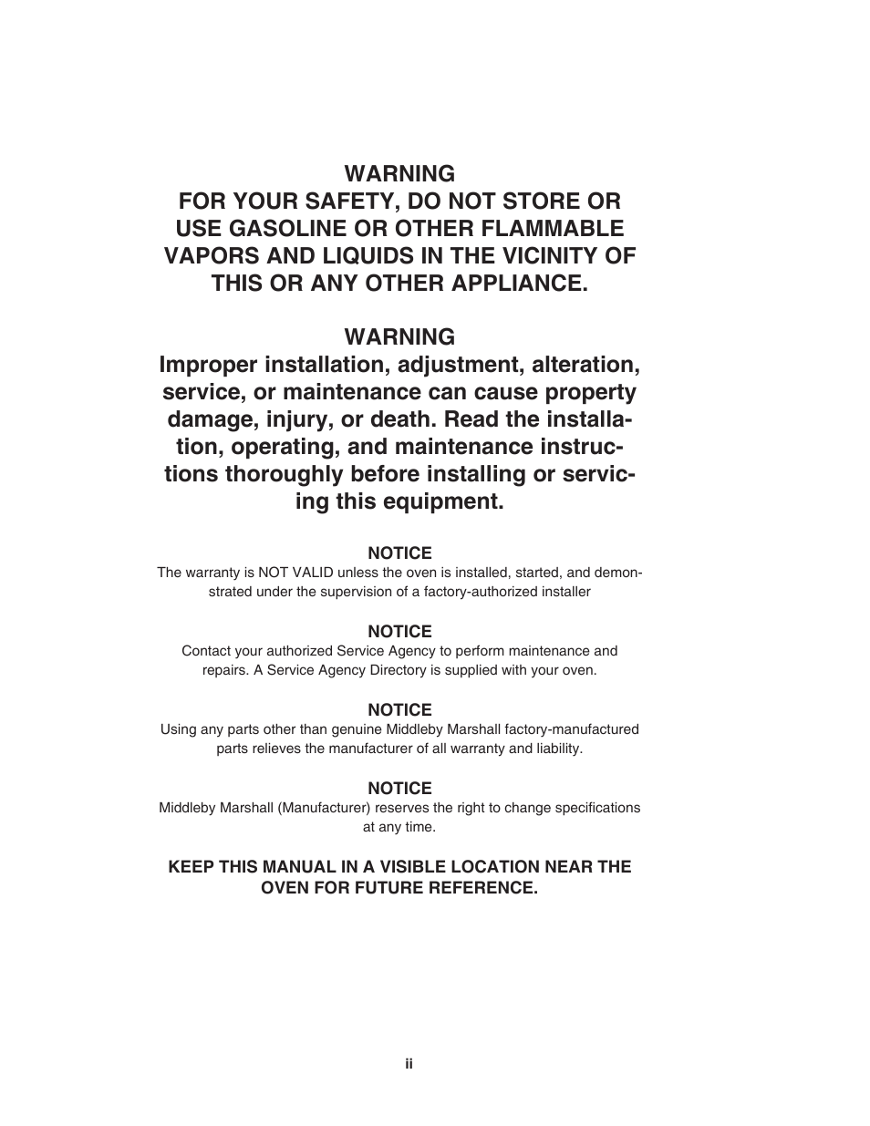Middleby Cooking Systems Group PS520E User Manual | Page 2 / 40