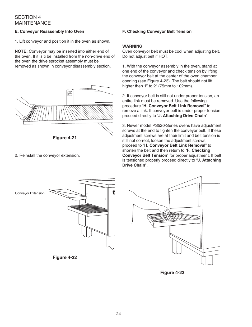 Middleby Cooking Systems Group PS520E User Manual | Page 28 / 40