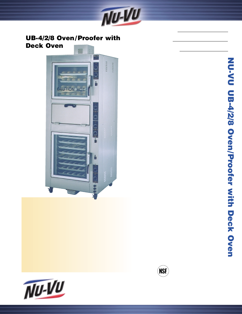 Middleby Cooking Systems Group UB-4/2/8 User Manual | 2 pages