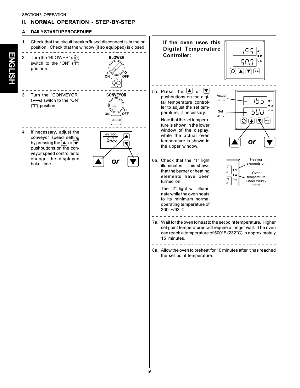 English | Middleby Cooking Systems Group PS536 User Manual | Page 16 / 28