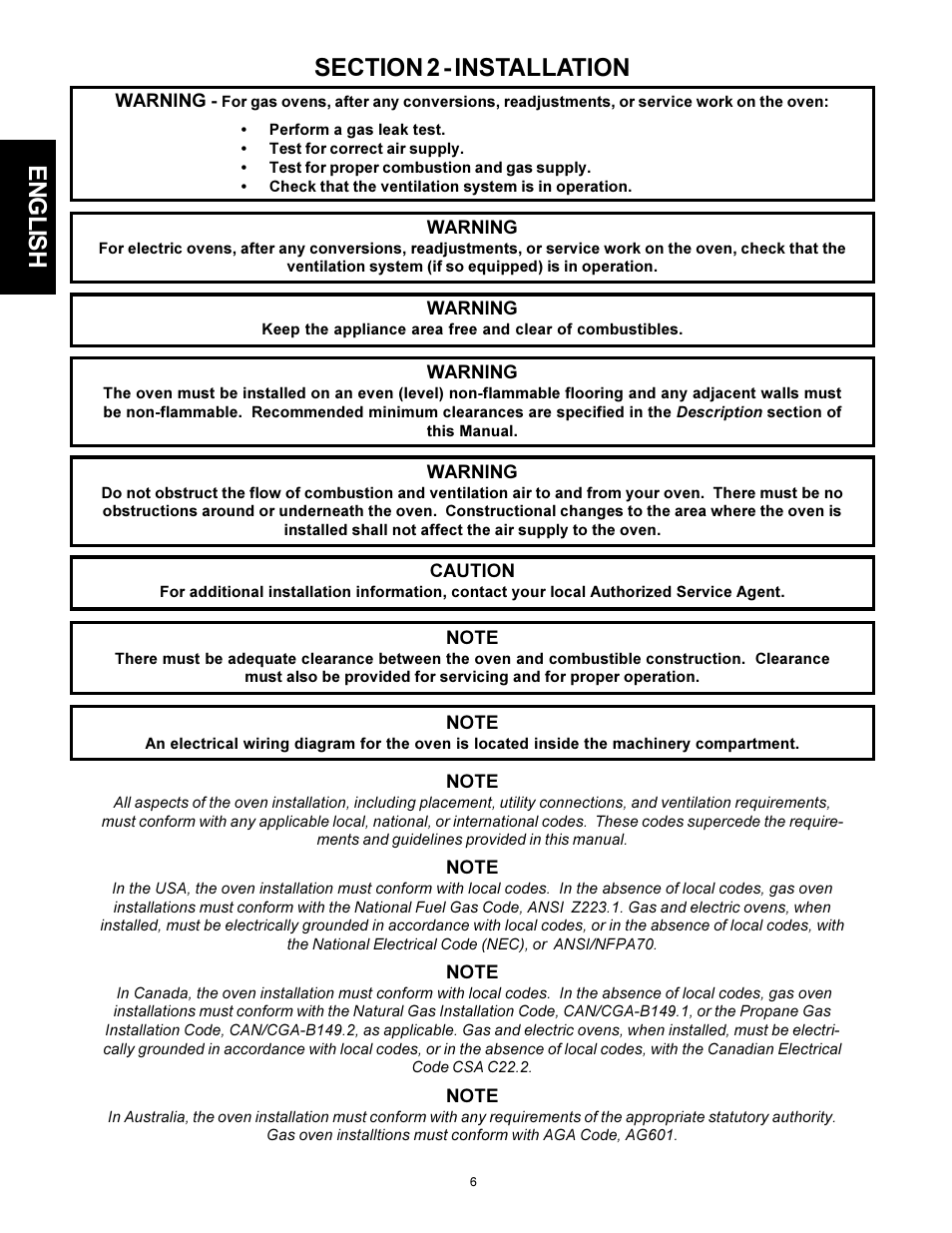 Middleby Cooking Systems Group PS536 User Manual | Page 6 / 28