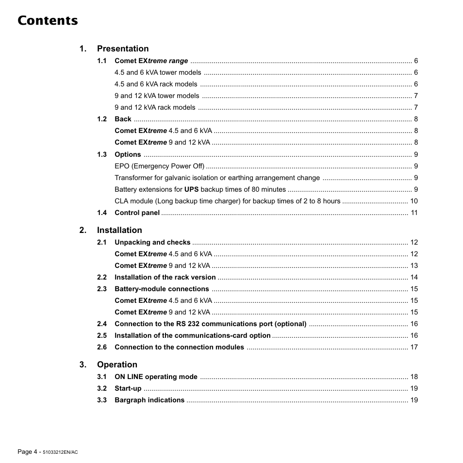 MGE UPS Systems 12 kVA User Manual | Page 4 / 32