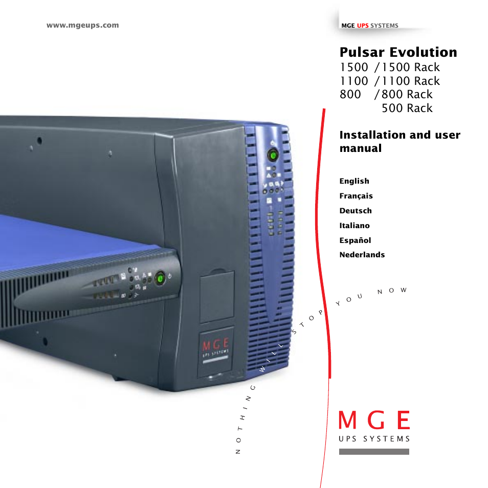 MGE UPS Systems 800 Rack User Manual | 196 pages