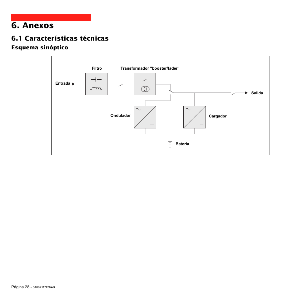 Anexos, 1 características técnicas | MGE UPS Systems 800 Rack User Manual | Page 157 / 196