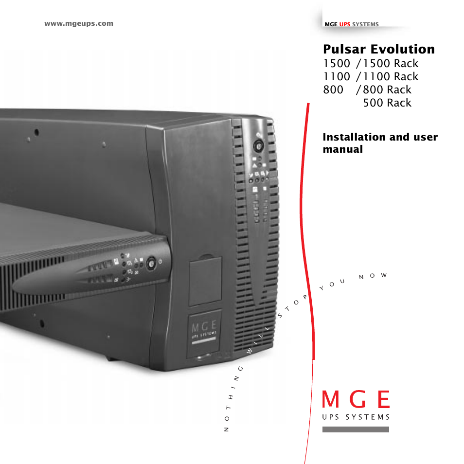 Pulsar evolution, Installation and user manual | MGE UPS Systems 800 Rack User Manual | Page 2 / 196