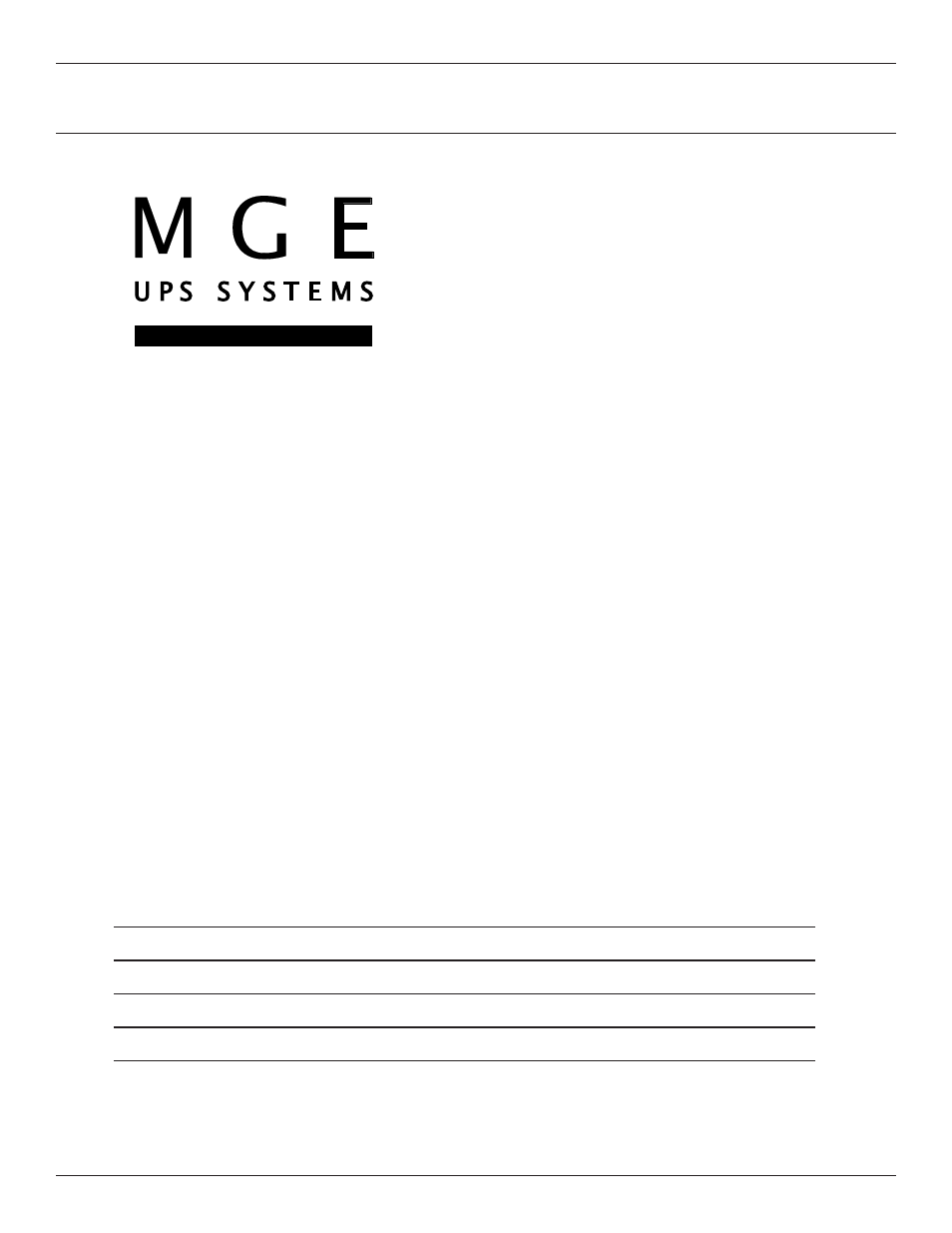 MGE UPS Systems EPS 8000 User Manual | Page 51 / 54