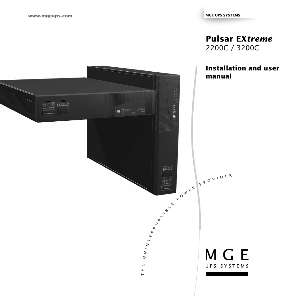 MGE UPS Systems 2200C User Manual | 28 pages