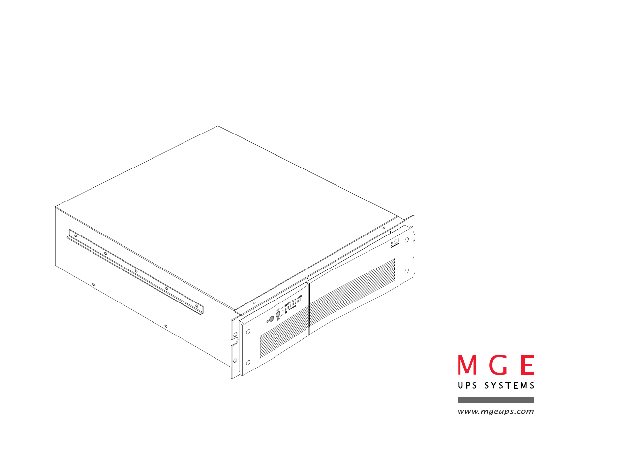 MGE UPS Systems ESV 11+Rack User Manual | 24 pages