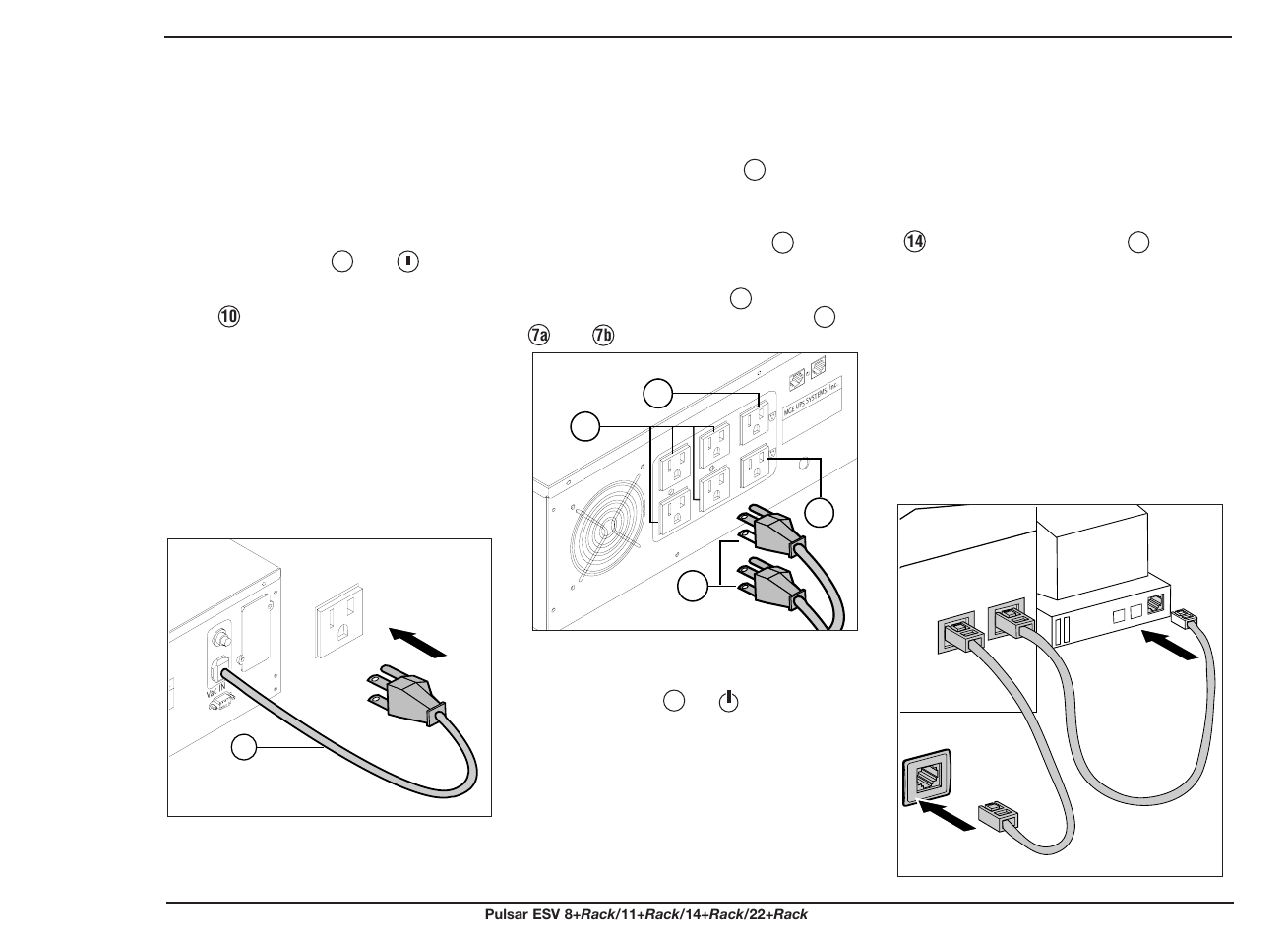 Getting started, Installation, Preliminary checks | Connections | MGE UPS Systems ESV 11+Rack User Manual | Page 13 / 24