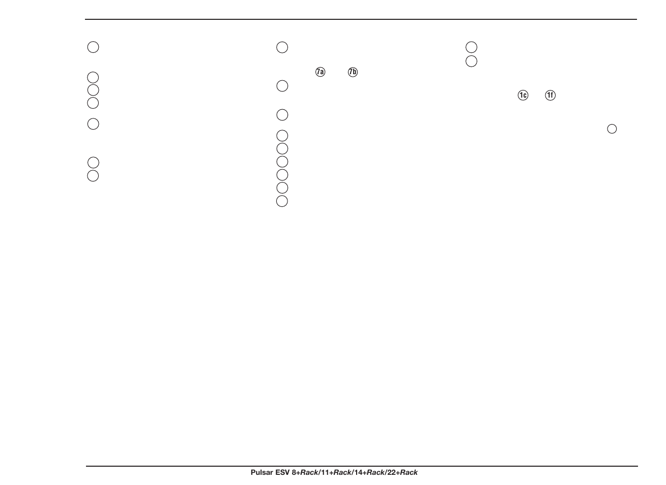 Key to diagrams page 6 to 8 | MGE UPS Systems ESV 11+Rack User Manual | Page 9 / 24