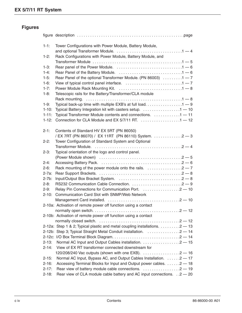 MGE UPS Systems EX 7RT User Manual | Page 10 / 72