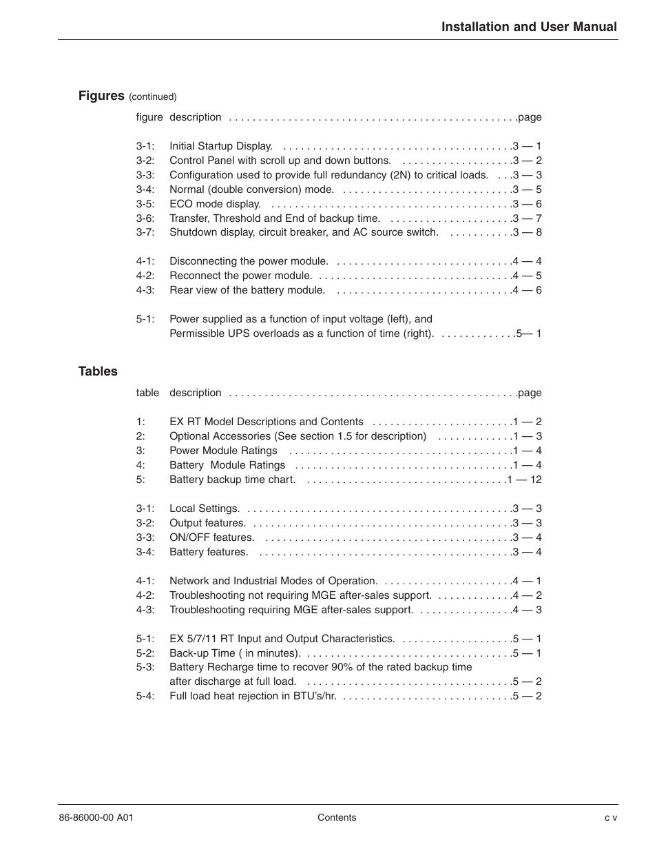 MGE UPS Systems EX 7RT User Manual | Page 11 / 72