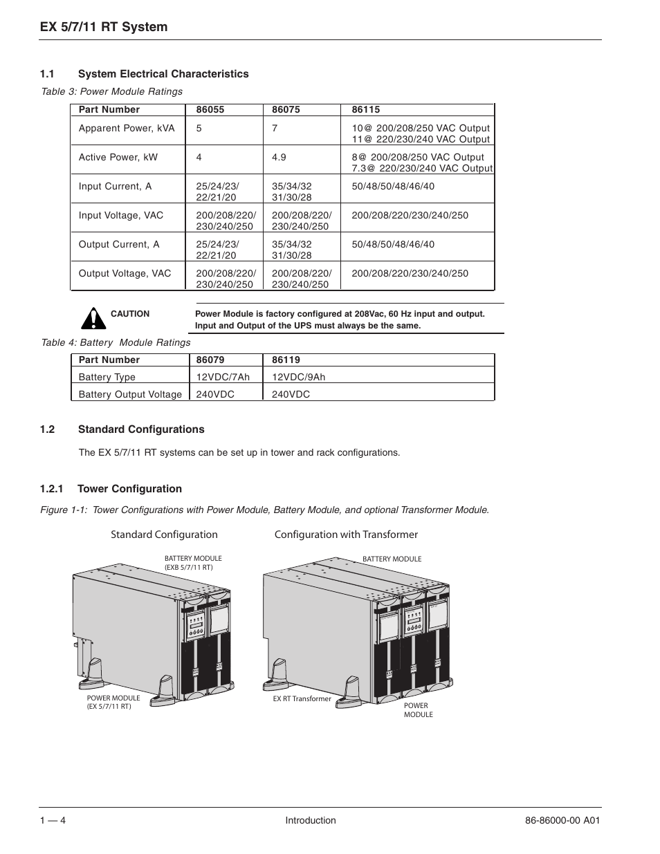 Ex 5/7/11 rt system | MGE UPS Systems EX 7RT User Manual | Page 16 / 72