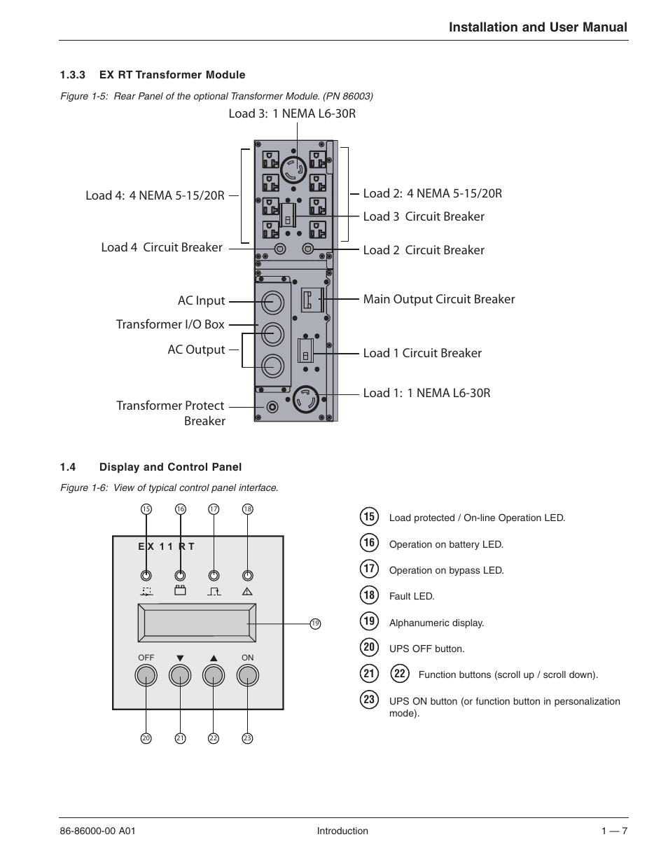 MGE UPS Systems EX 7RT User Manual | Page 19 / 72