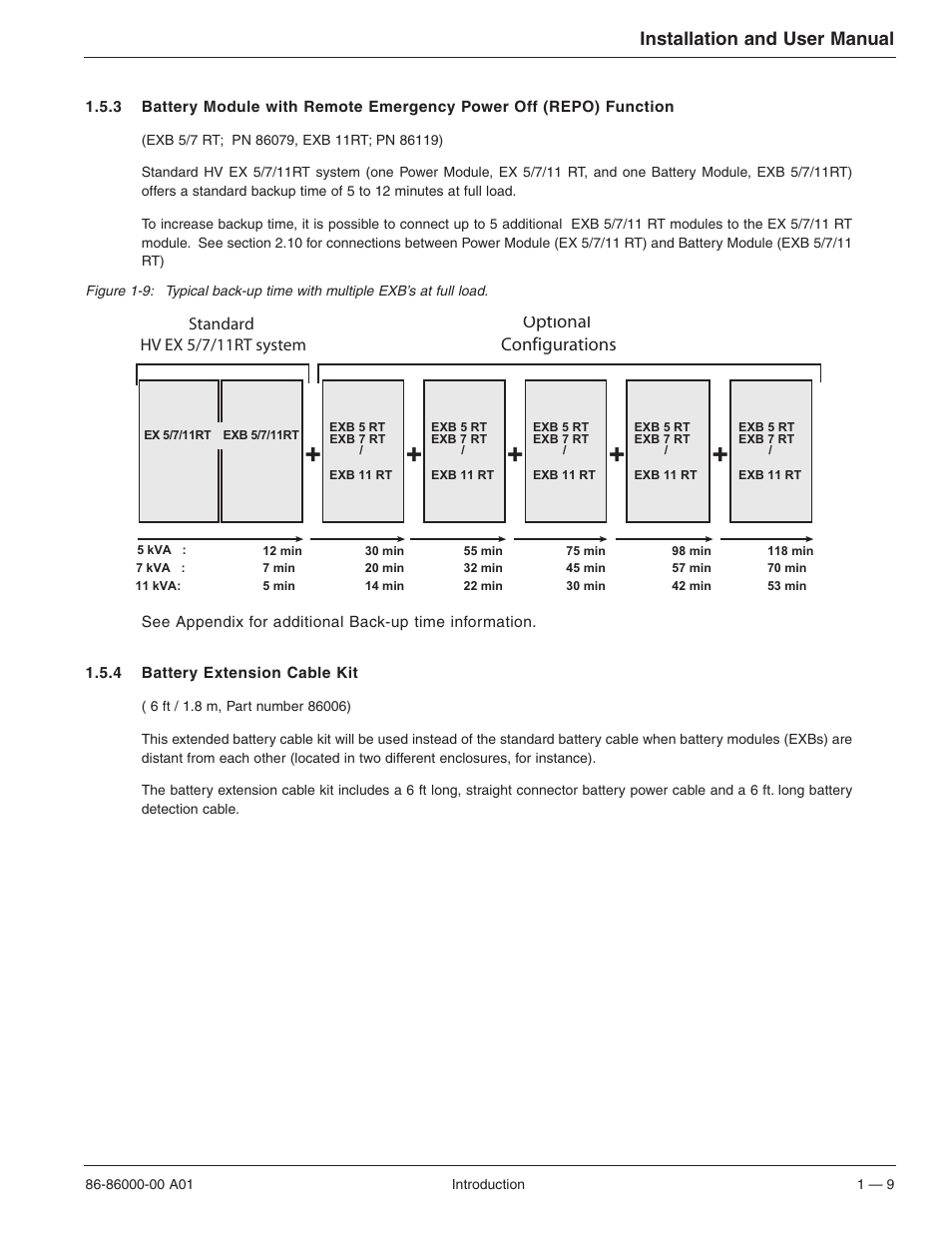 Installation and user manual, Optional configurations | MGE UPS Systems EX 7RT User Manual | Page 21 / 72