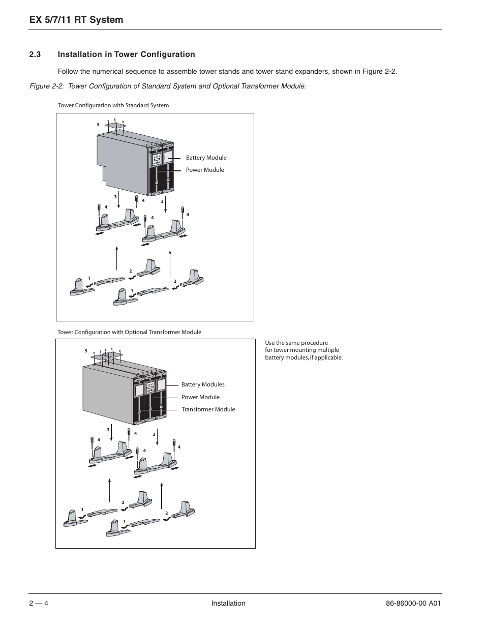 Ex 5/7/11 rt system | MGE UPS Systems EX 7RT User Manual | Page 28 / 72