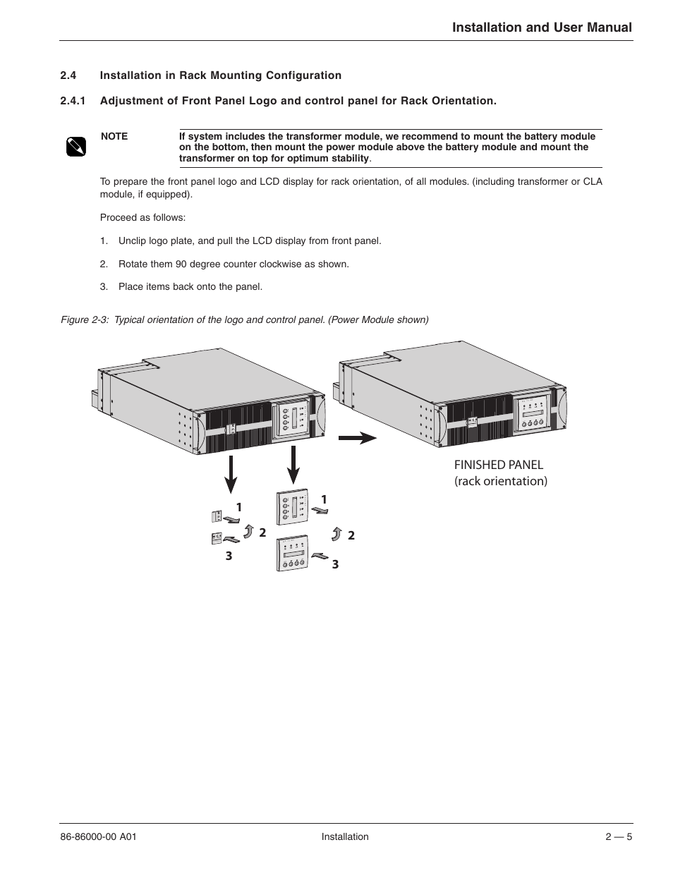 Installation and user manual | MGE UPS Systems EX 7RT User Manual | Page 29 / 72
