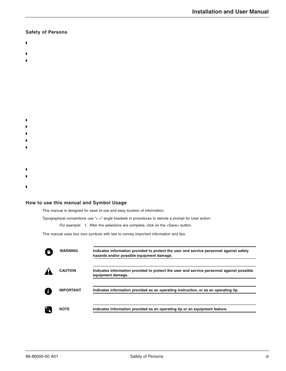 Installation and user manual | MGE UPS Systems EX 7RT User Manual | Page 3 / 72