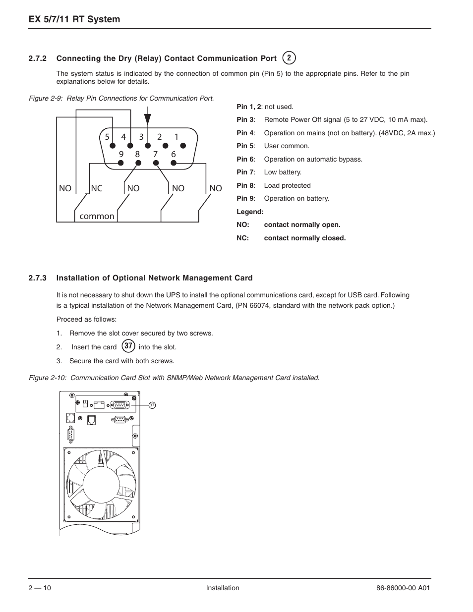 MGE UPS Systems EX 7RT User Manual | Page 34 / 72