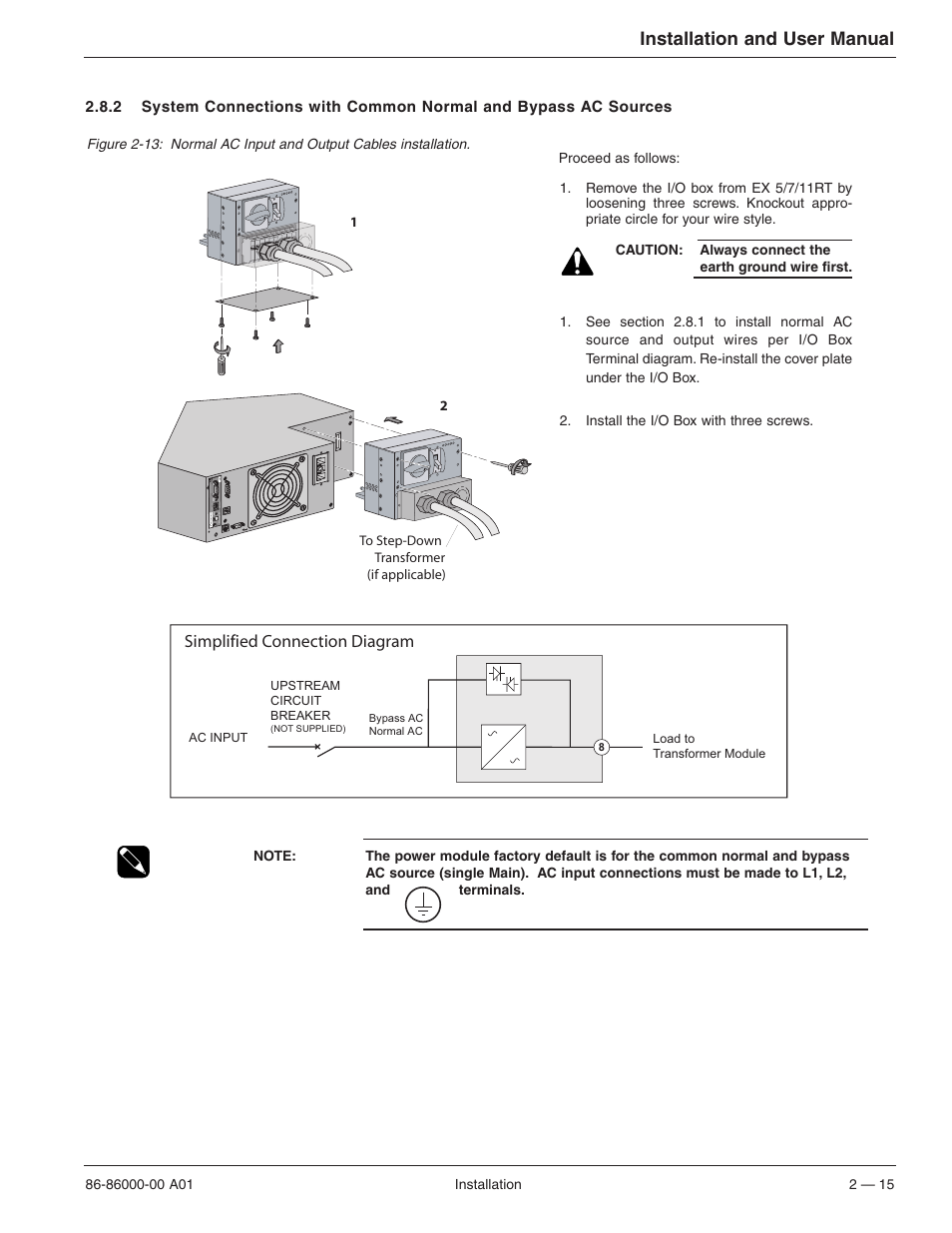 Installation and user manual | MGE UPS Systems EX 7RT User Manual | Page 39 / 72