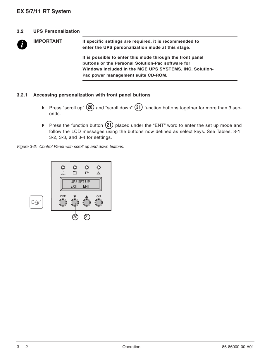 Ex 5/7/11 rt system | MGE UPS Systems EX 7RT User Manual | Page 46 / 72