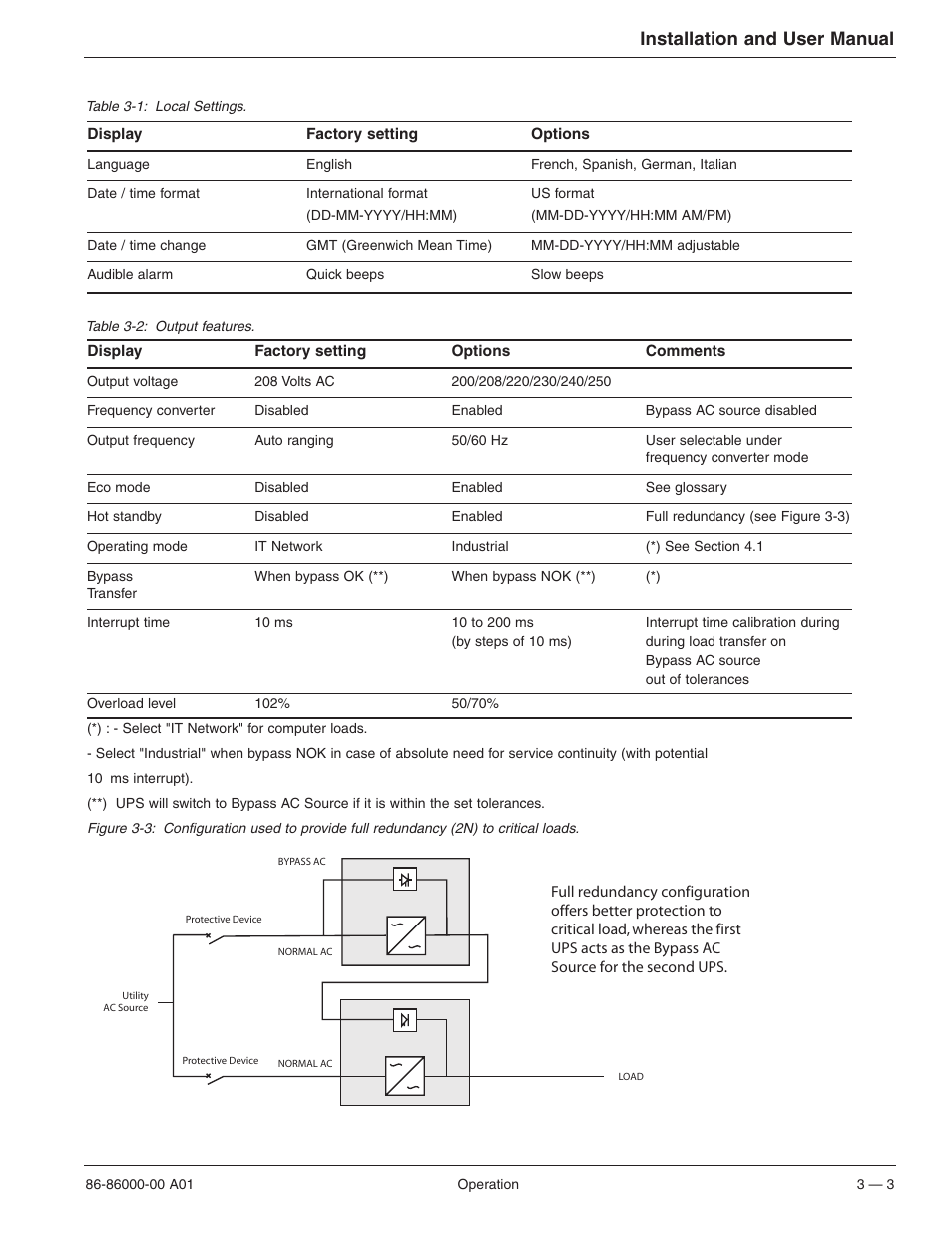 Installation and user manual | MGE UPS Systems EX 7RT User Manual | Page 47 / 72