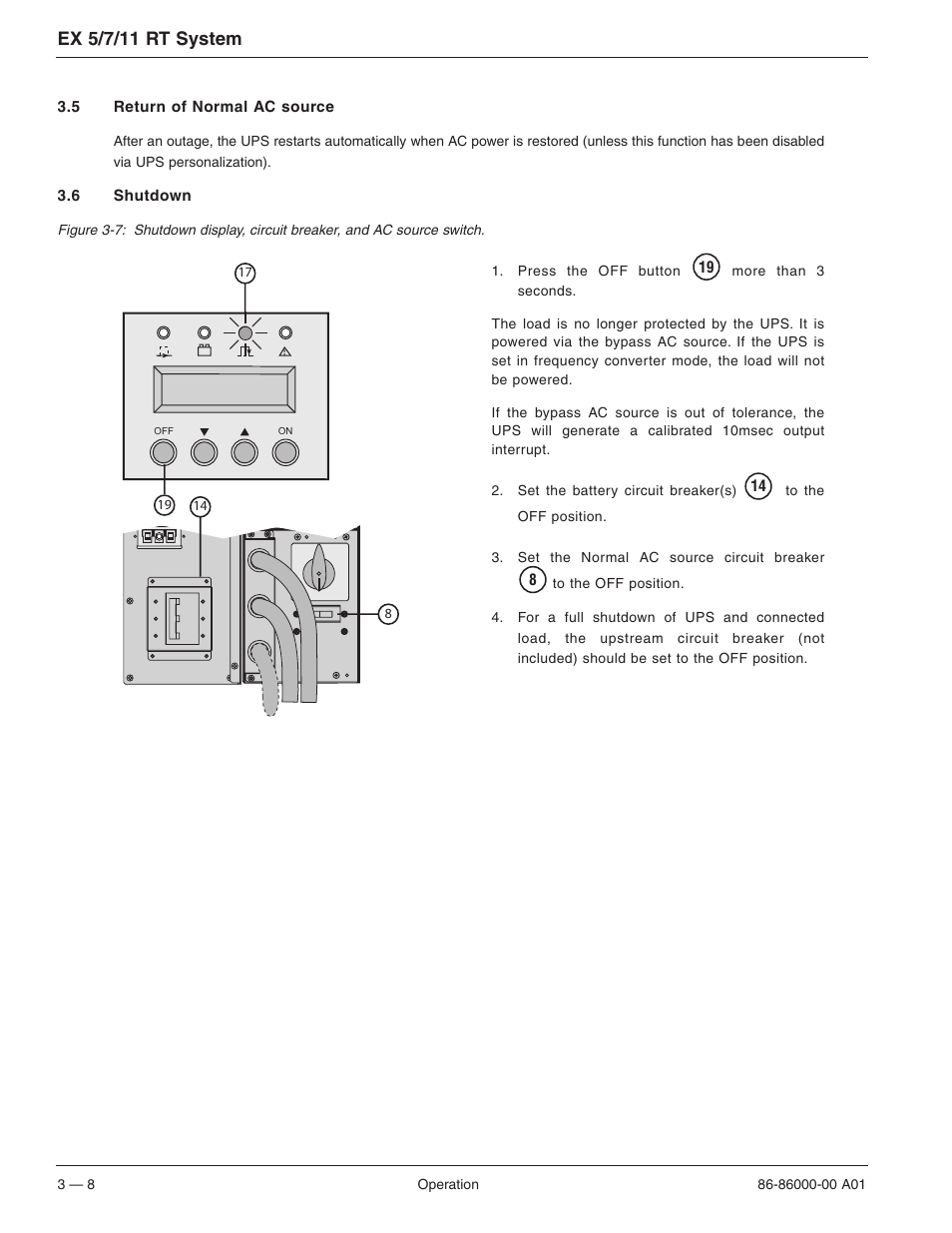 Ex 5/7/11 rt system | MGE UPS Systems EX 7RT User Manual | Page 52 / 72