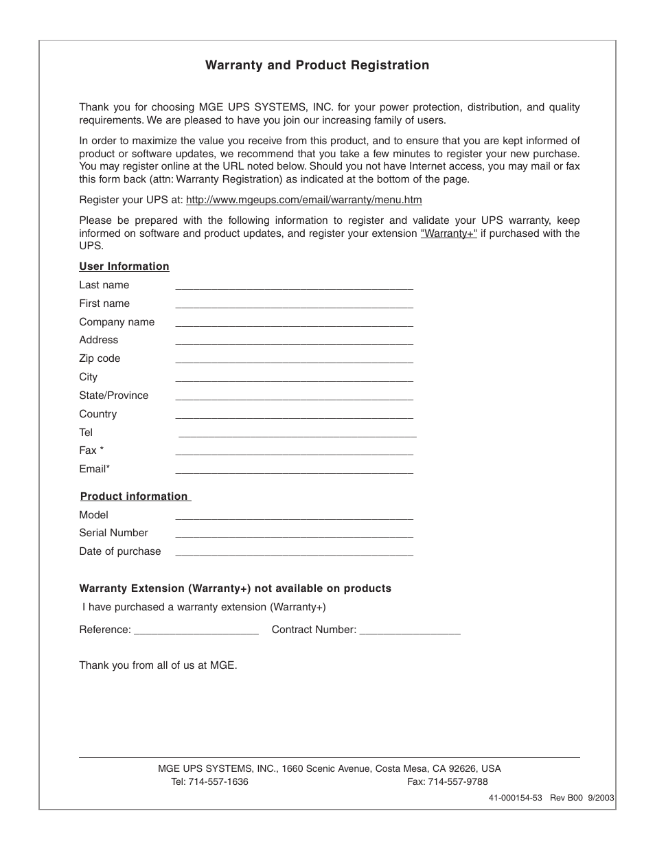 MGE UPS Systems EX 7RT User Manual | Page 62 / 72