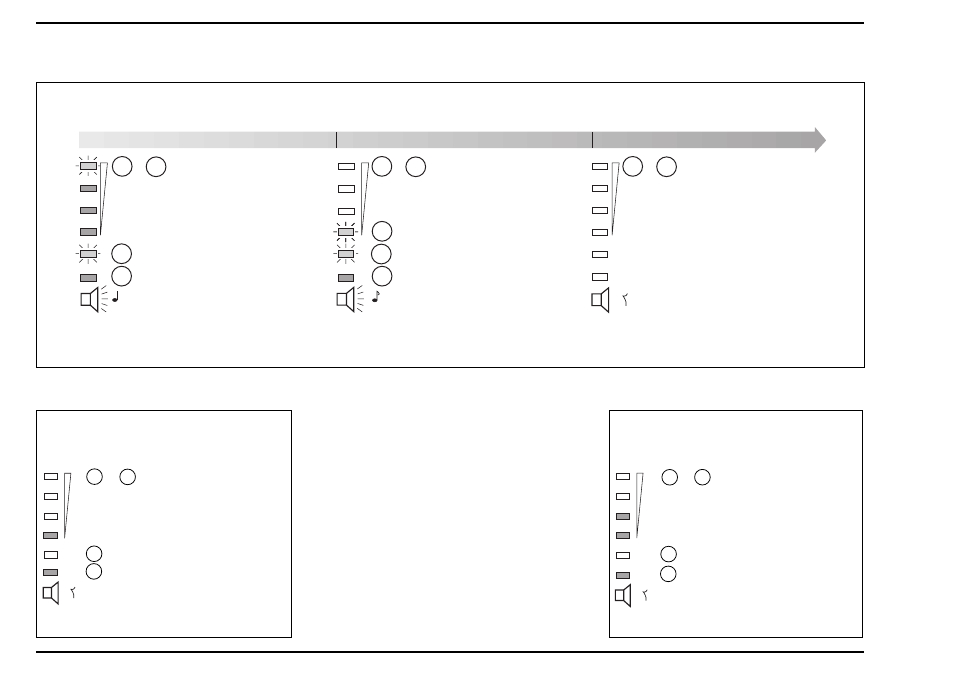 Operation on battery, No utility power, Return of utility power load charge percentage | MGE UPS Systems Pulsar TM EX20 User Manual | Page 16 / 18