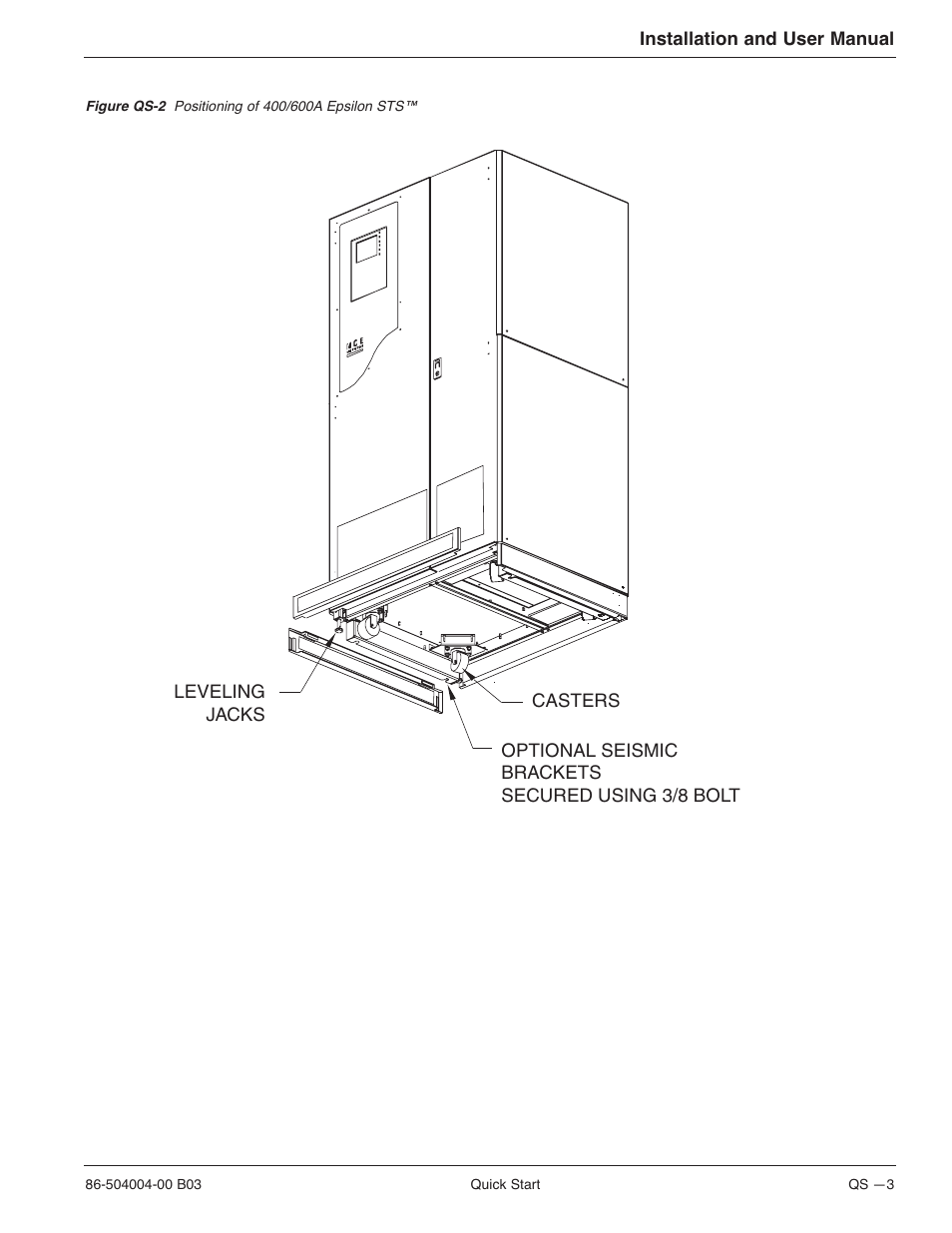 MGE UPS Systems STS 600A User Manual | Page 13 / 66