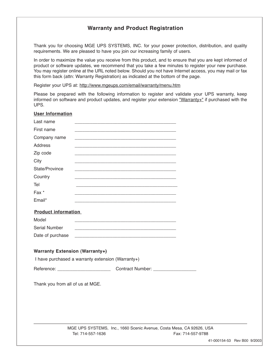 MGE UPS Systems STS 600A User Manual | Page 56 / 66