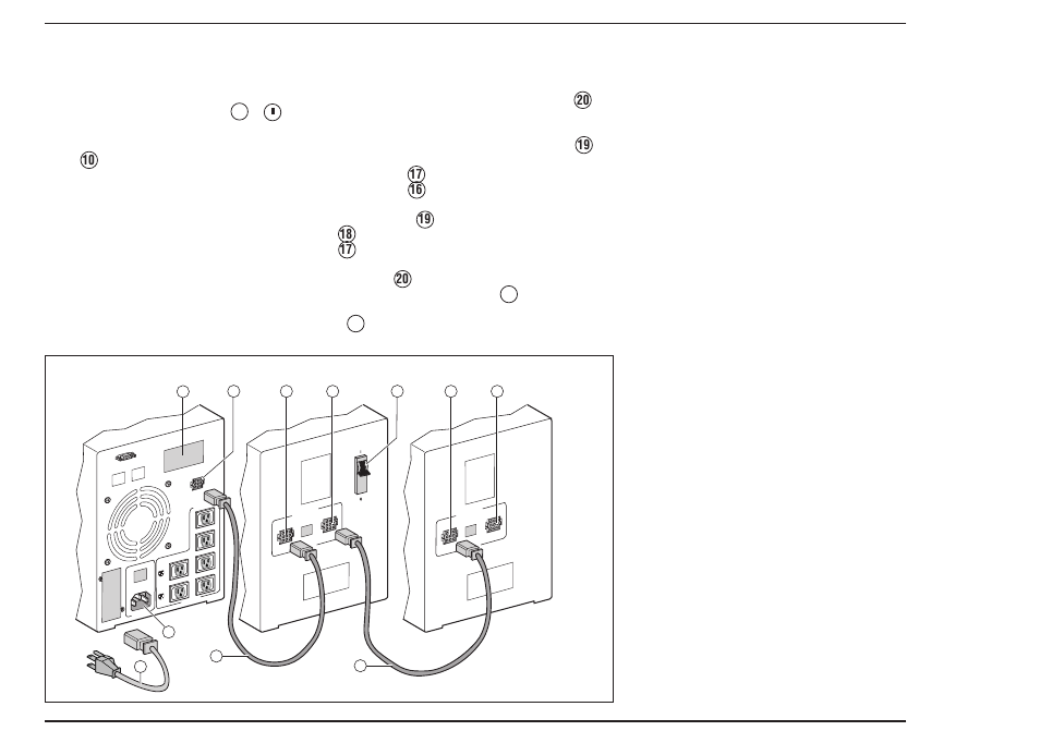 Connections | MGE UPS Systems 14+ User Manual | Page 12 / 44