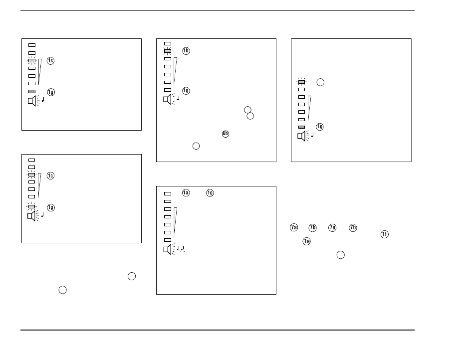 Overload, Operating anomalies, Utility power present | Device fault battery fault, No utility power present, Utility power outside limits | MGE UPS Systems 14+ User Manual | Page 18 / 44