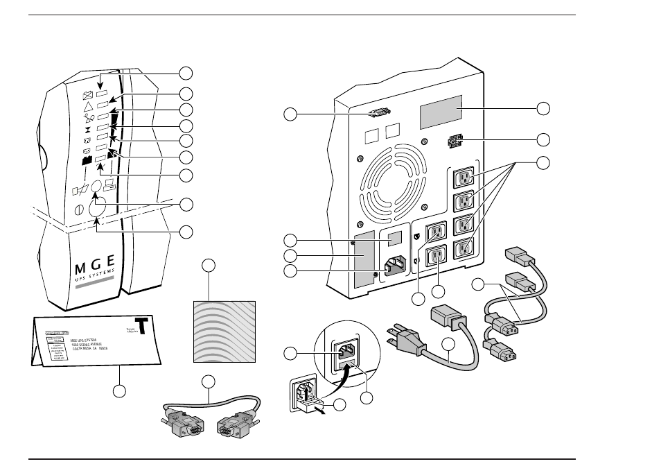 Esv 8 | MGE UPS Systems 14+ User Manual | Page 6 / 44