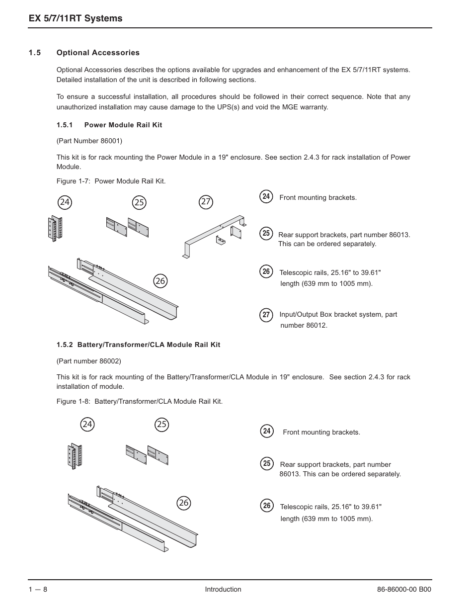 MGE UPS Systems EX-7 User Manual | Page 22 / 76