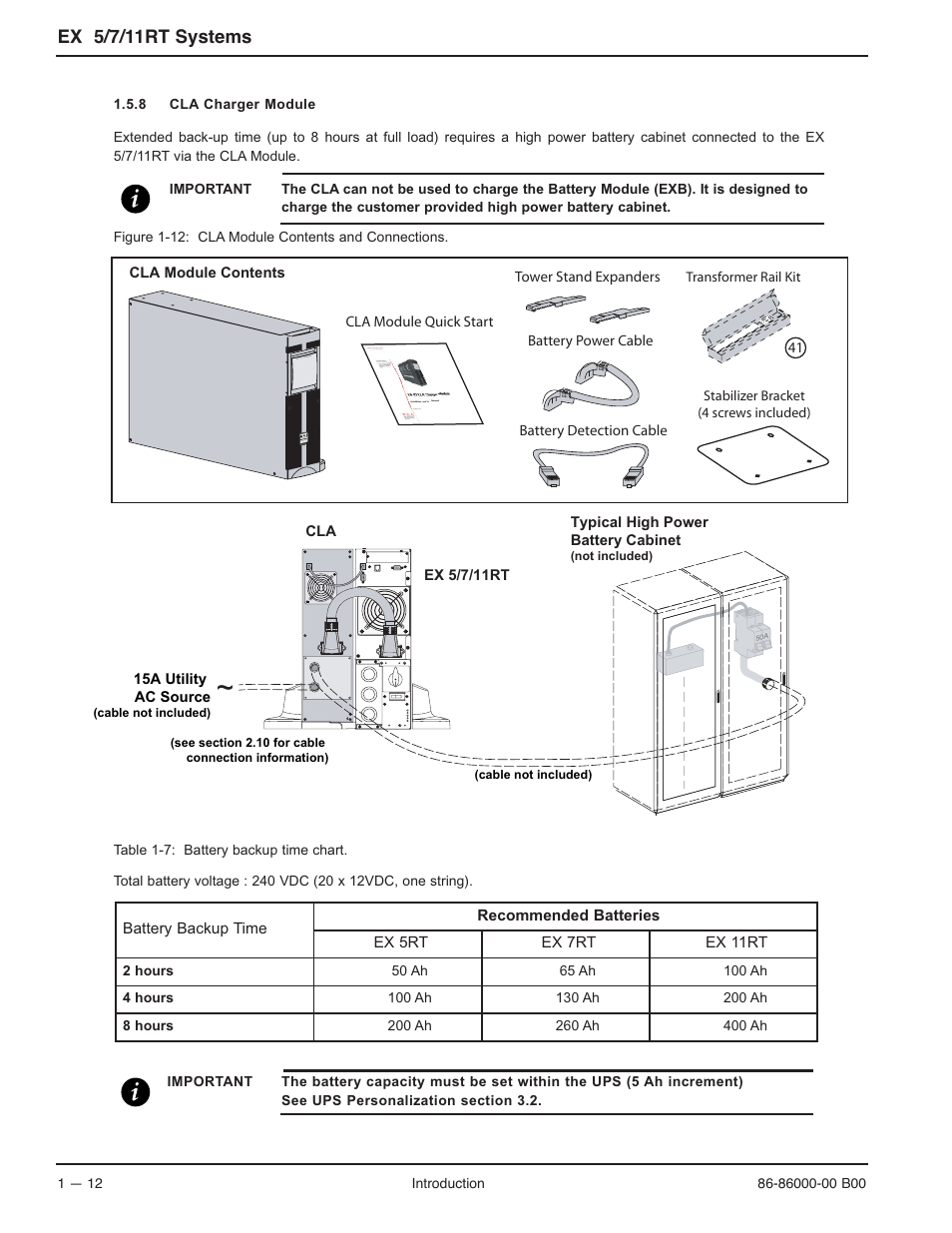Ex 5/7/11rt systems | MGE UPS Systems EX-7 User Manual | Page 26 / 76