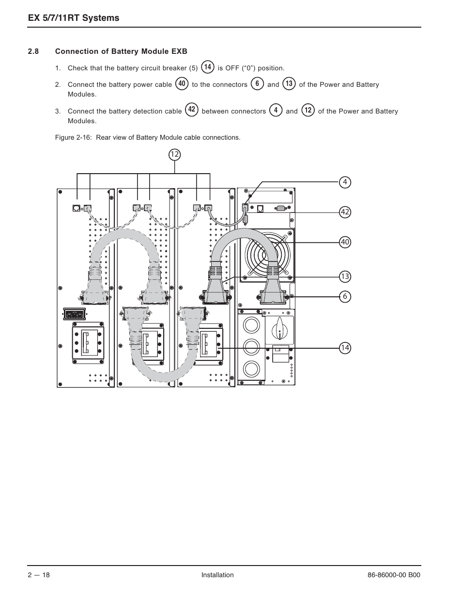 MGE UPS Systems EX-7 User Manual | Page 44 / 76