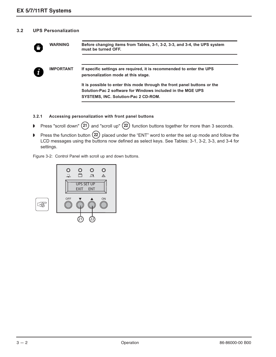 Ex 5/7/11rt systems | MGE UPS Systems EX-7 User Manual | Page 48 / 76