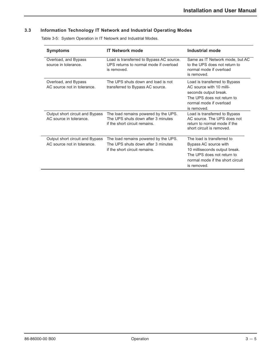 Installation and user manual | MGE UPS Systems EX-7 User Manual | Page 51 / 76